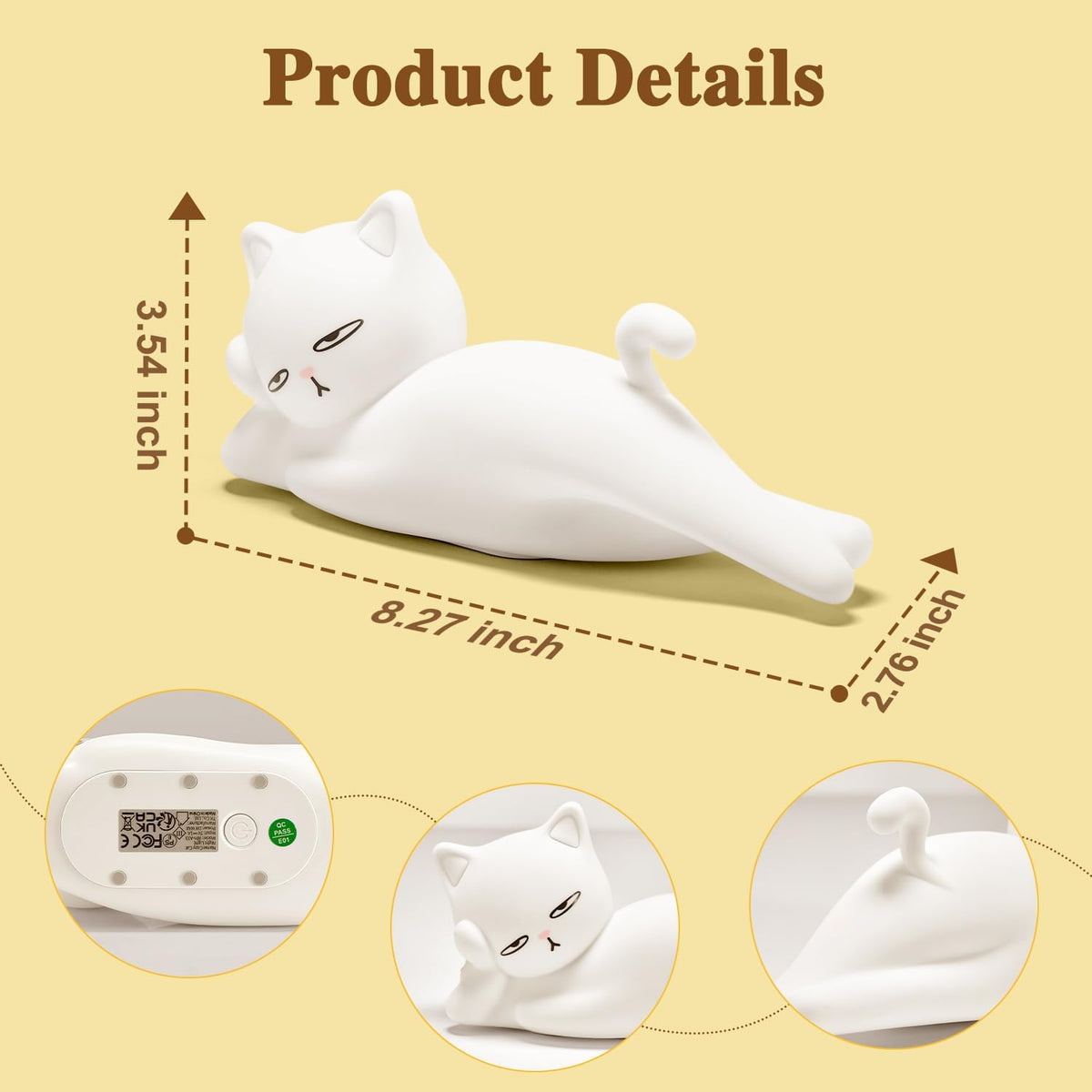 Cloverember Lumi Cat Night Light