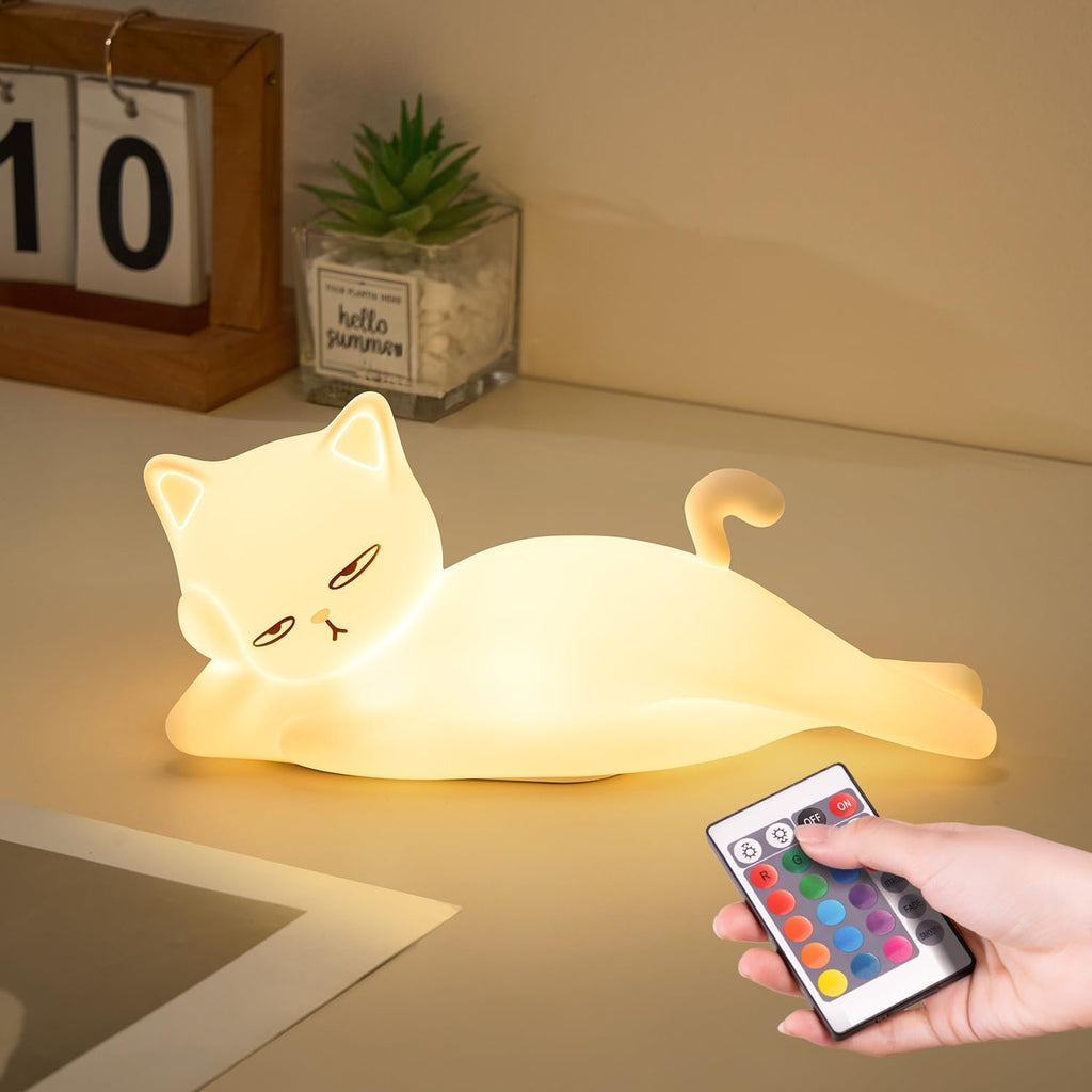 Cat night light gift