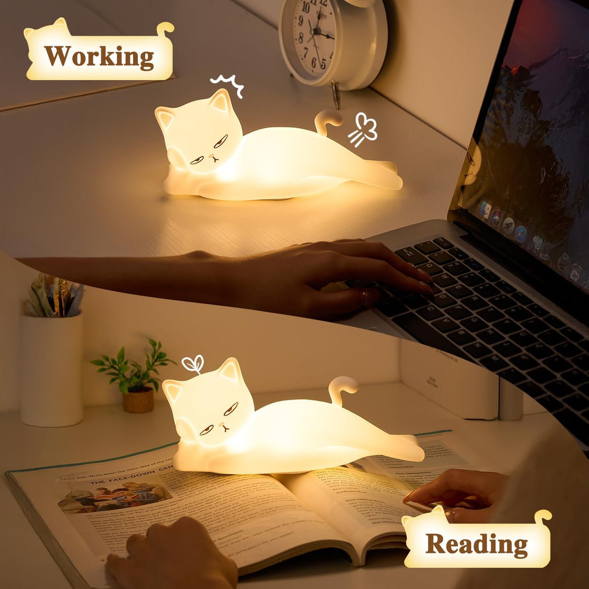 Cat night light remote